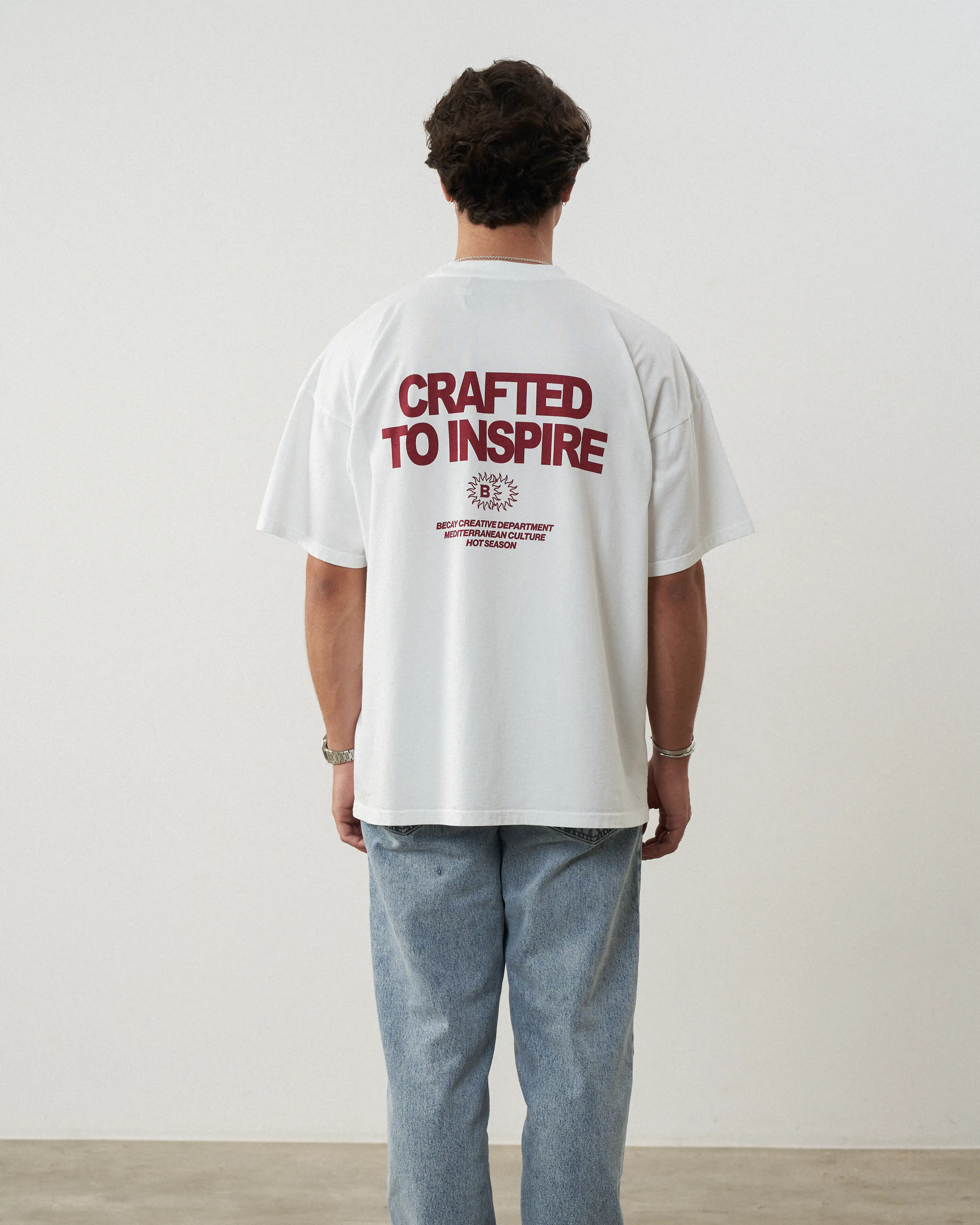 Crafted T-Shirt White - Image 3