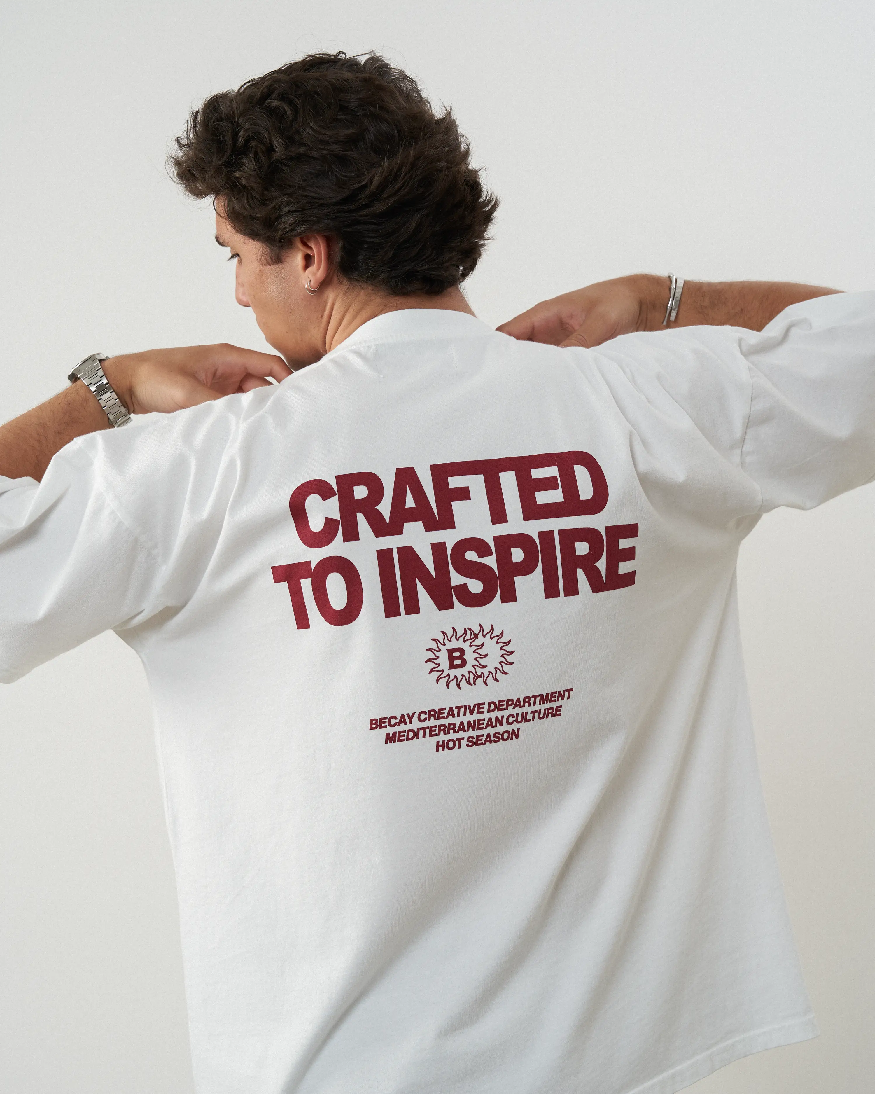 Crafted T-Shirt White - Image 6