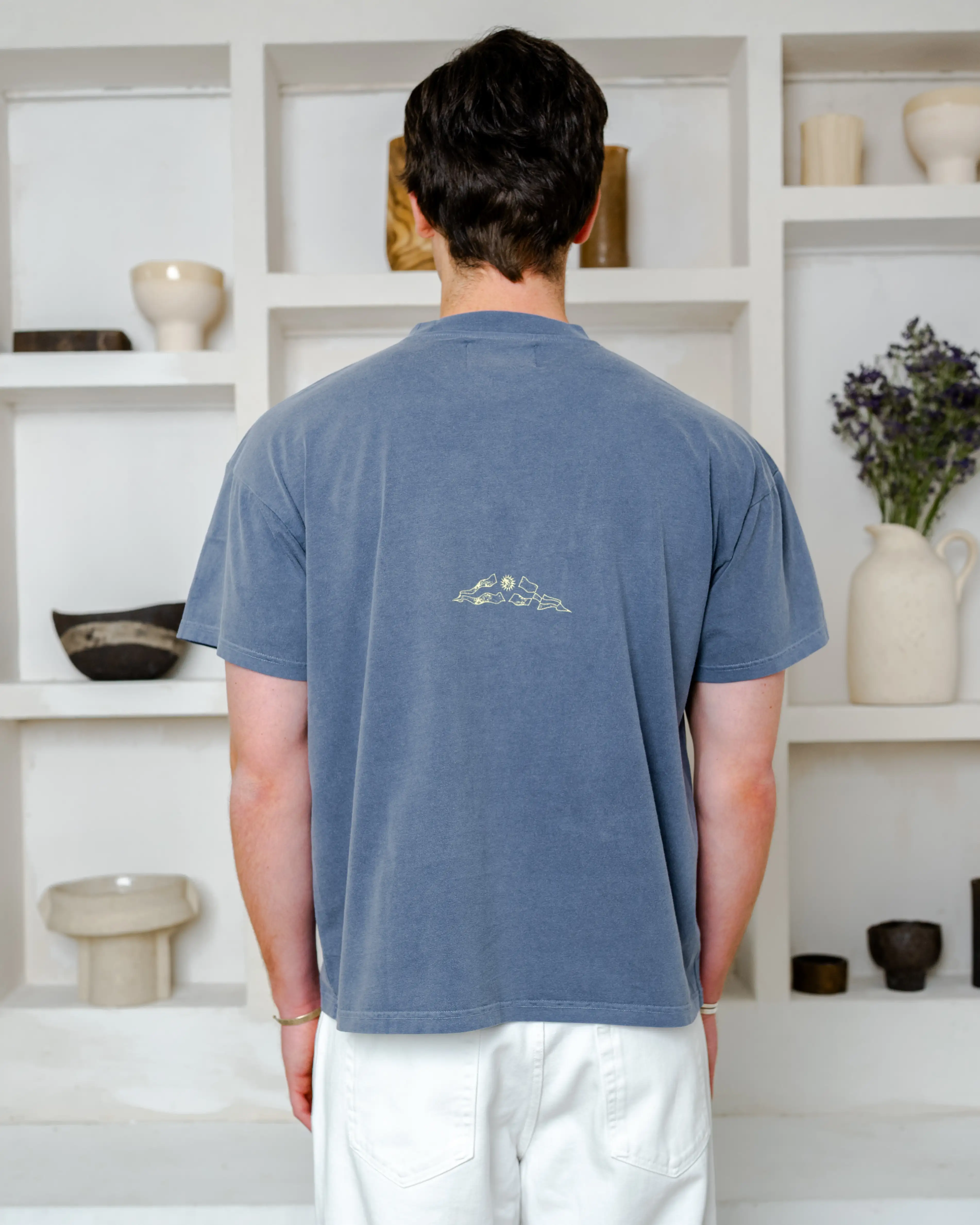Flags T-Shirt Navy - Image 4