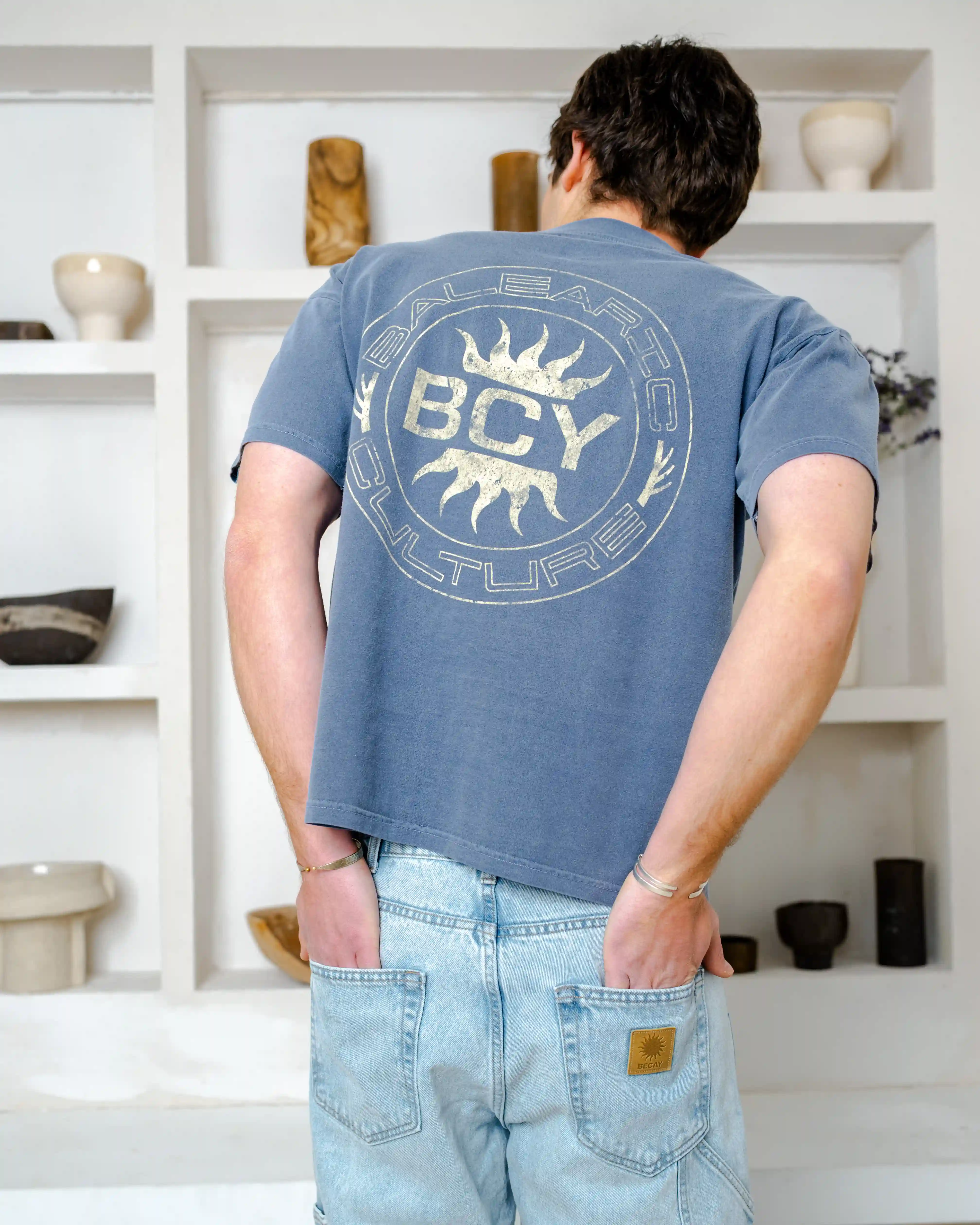 Porcha T-Shirt Navy - Image 5