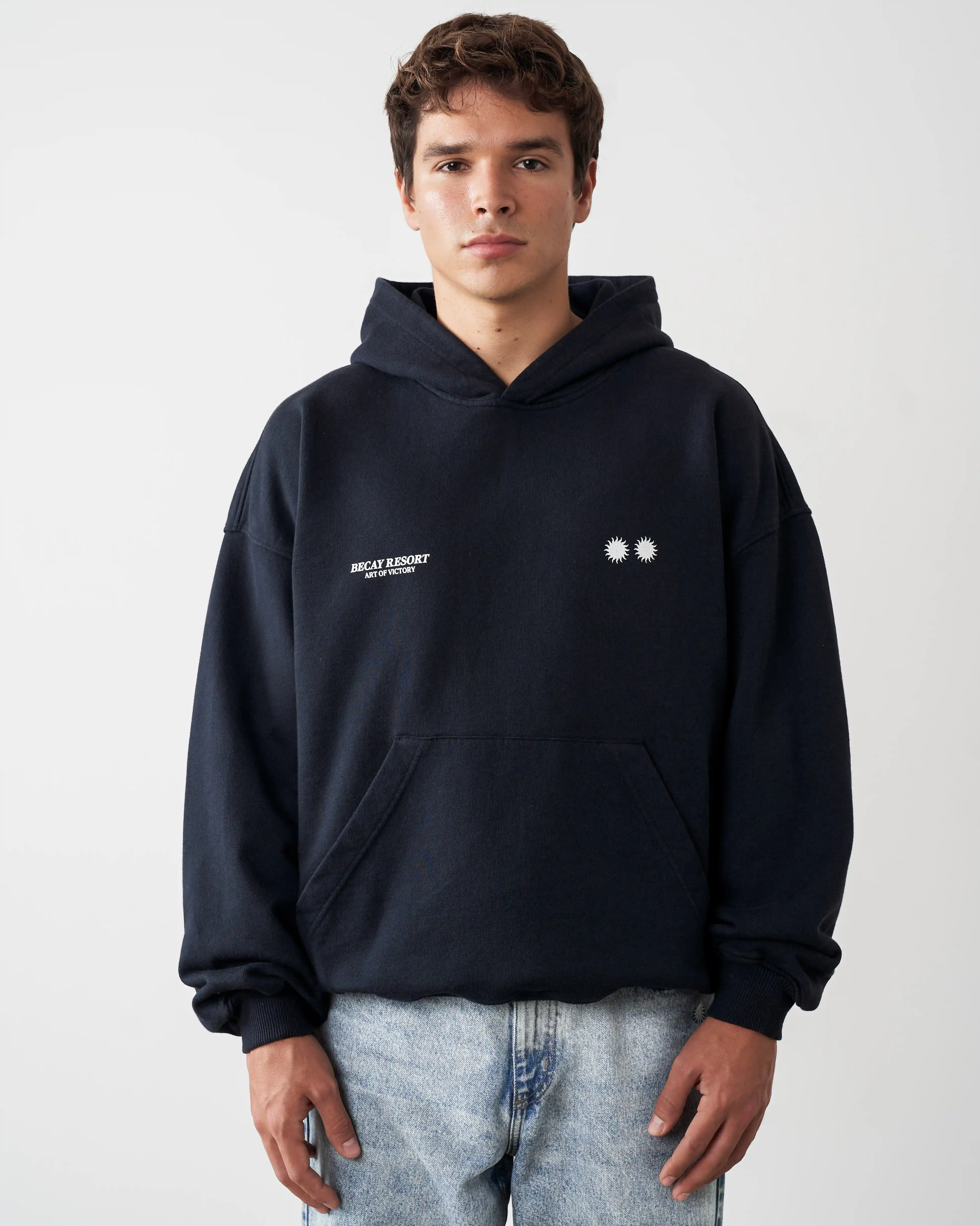 Resort Hoodie Navy - Image 5