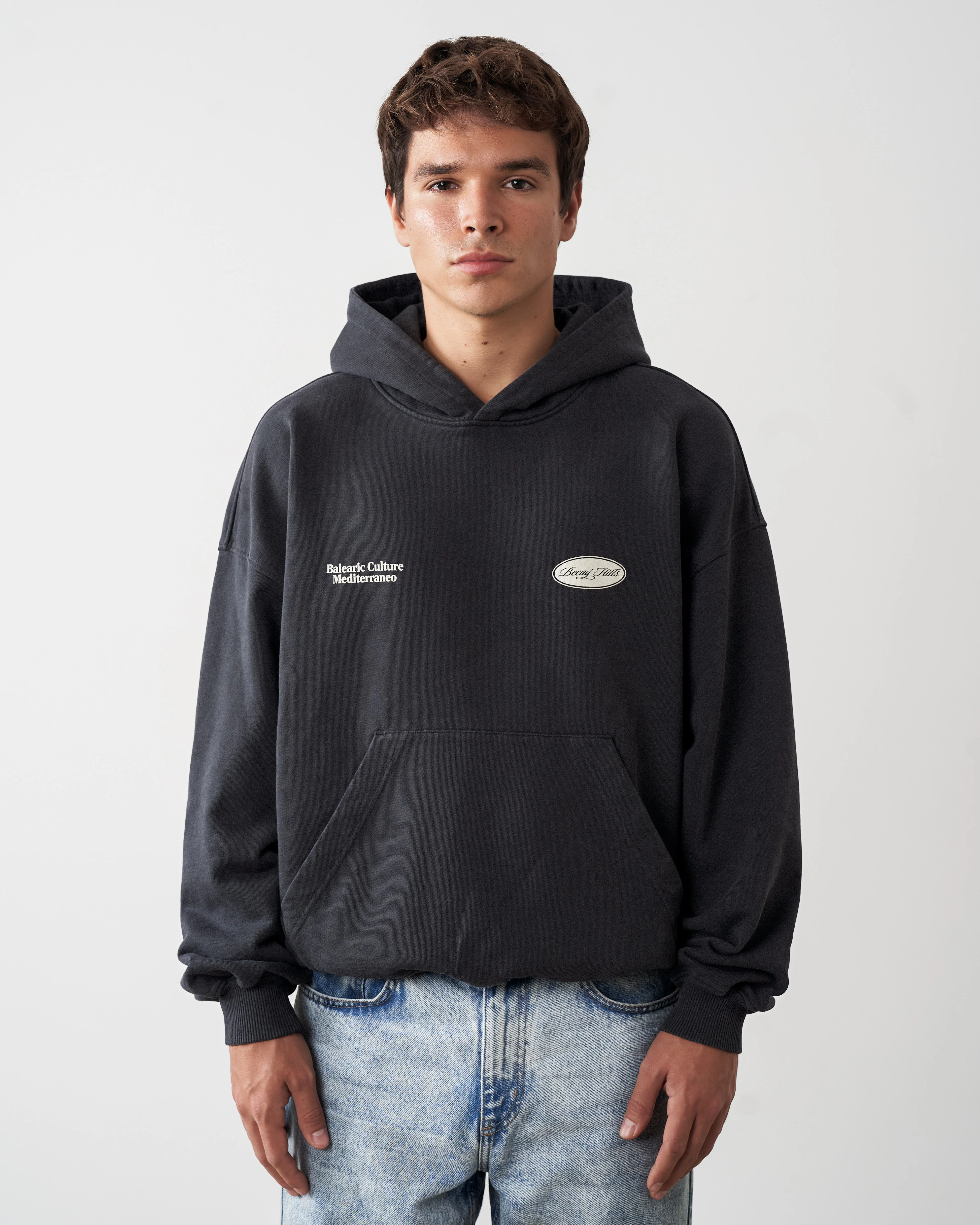 Stamp Hoodie Black - Image 4