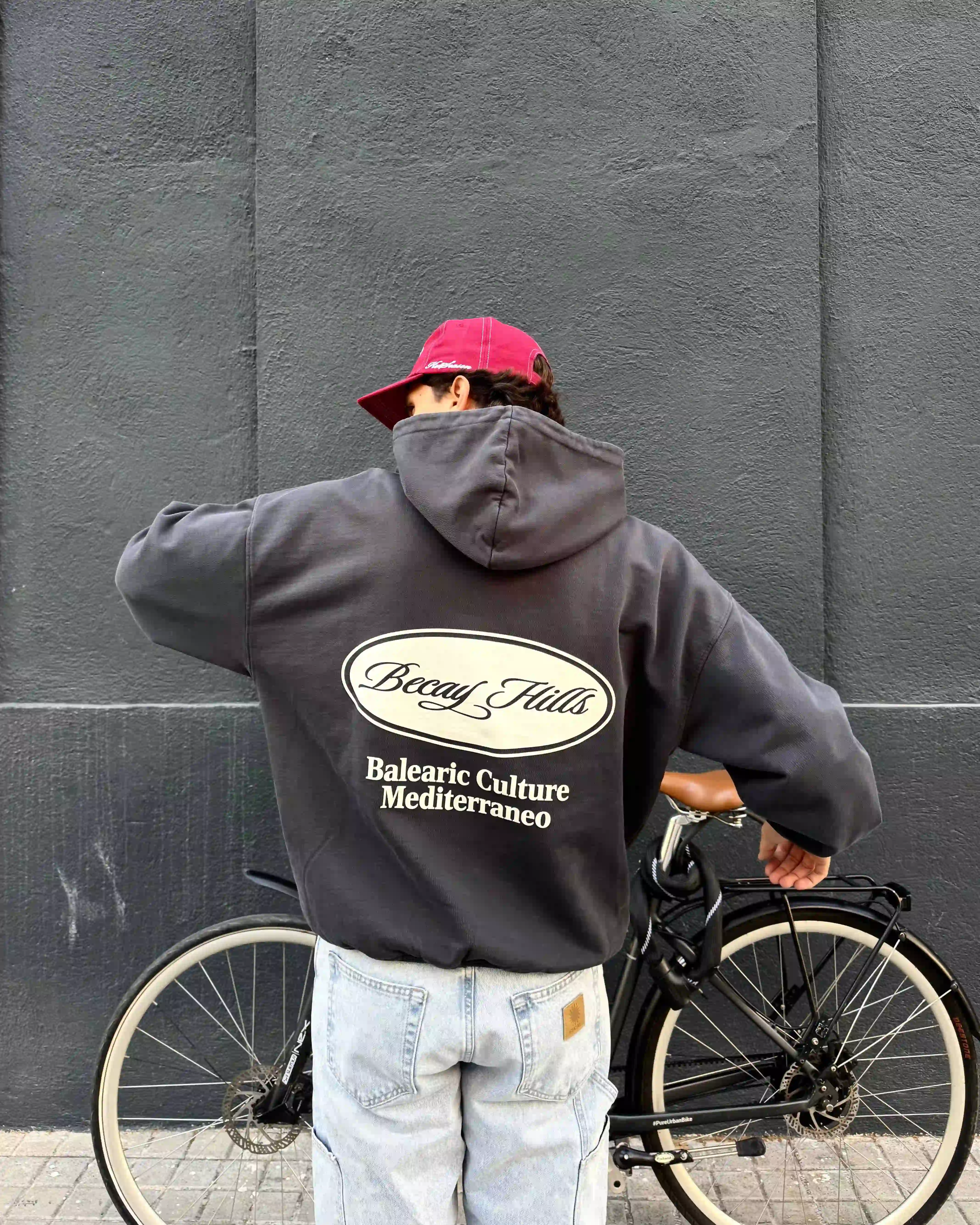 Stamp Hoodie Black - Image 6