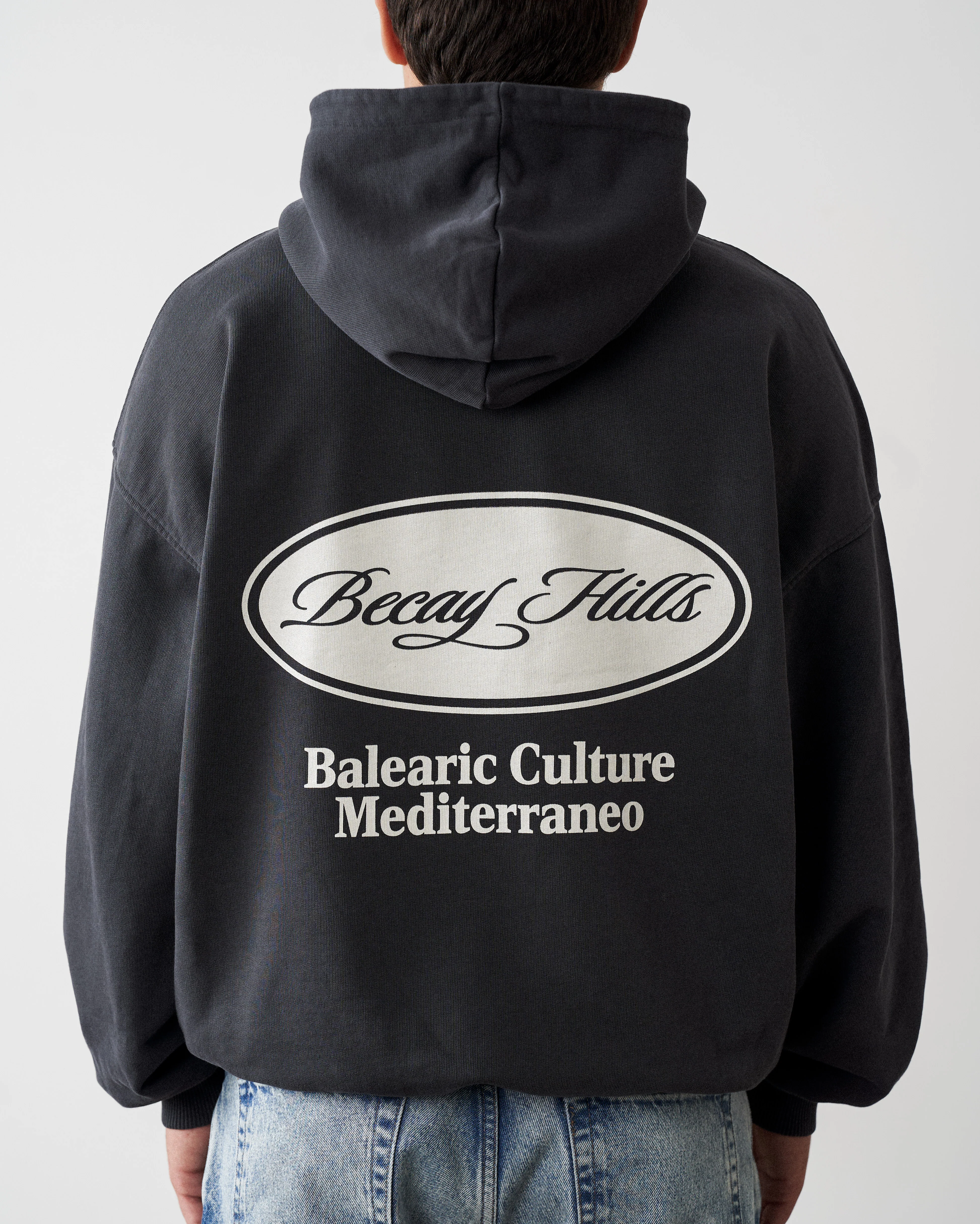 Stamp Hoodie Black - Image 7