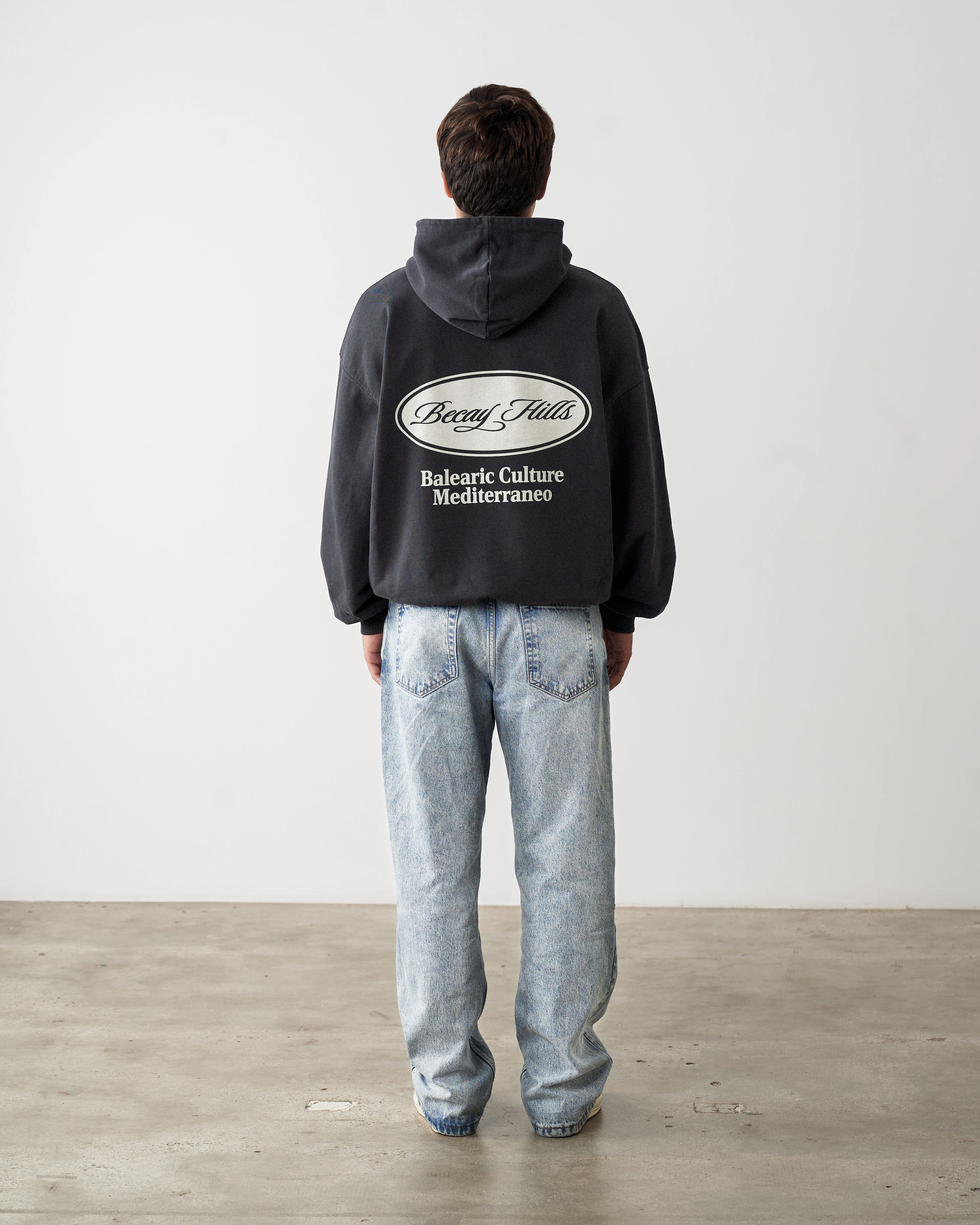 Stamp Hoodie Black - Image 8